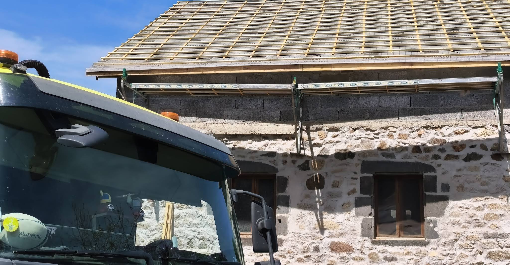 Réfection de toiture en tuile, Puy-de-Dôme